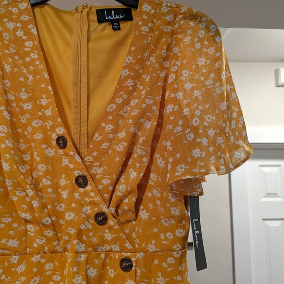 | lulu's after-bloom delight floral midi dress | - Picture 6 of 6